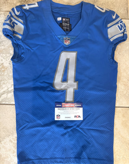 D.J. Chark Jr. GAME WORN💪Detroit Lions🦁Nike NFL Jersey👕 also includes PSA Certification🛡️