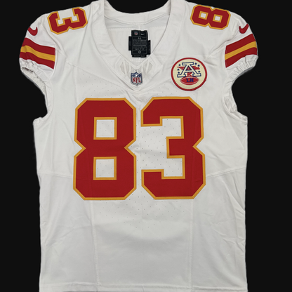 Noah Gray GAME ISSUED 💪 09/21/25 Kansas City Chiefs NFL Jersey 🎽 vs. Giants Inc. Certification 🛡️