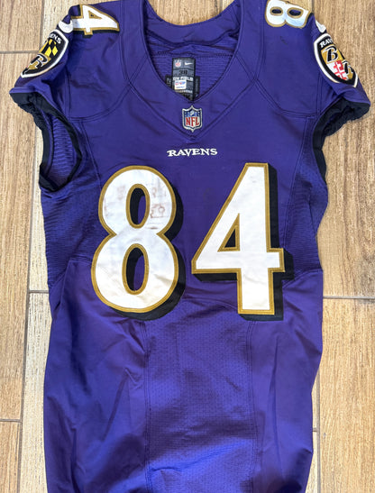 Josh Oliver GAME WORN💪11/20/22 Ravens💜vs. Panthers🐾On-Field NFL Nike Jersey Worn during the November 20, 2022 victory vs. Carolina Panthers