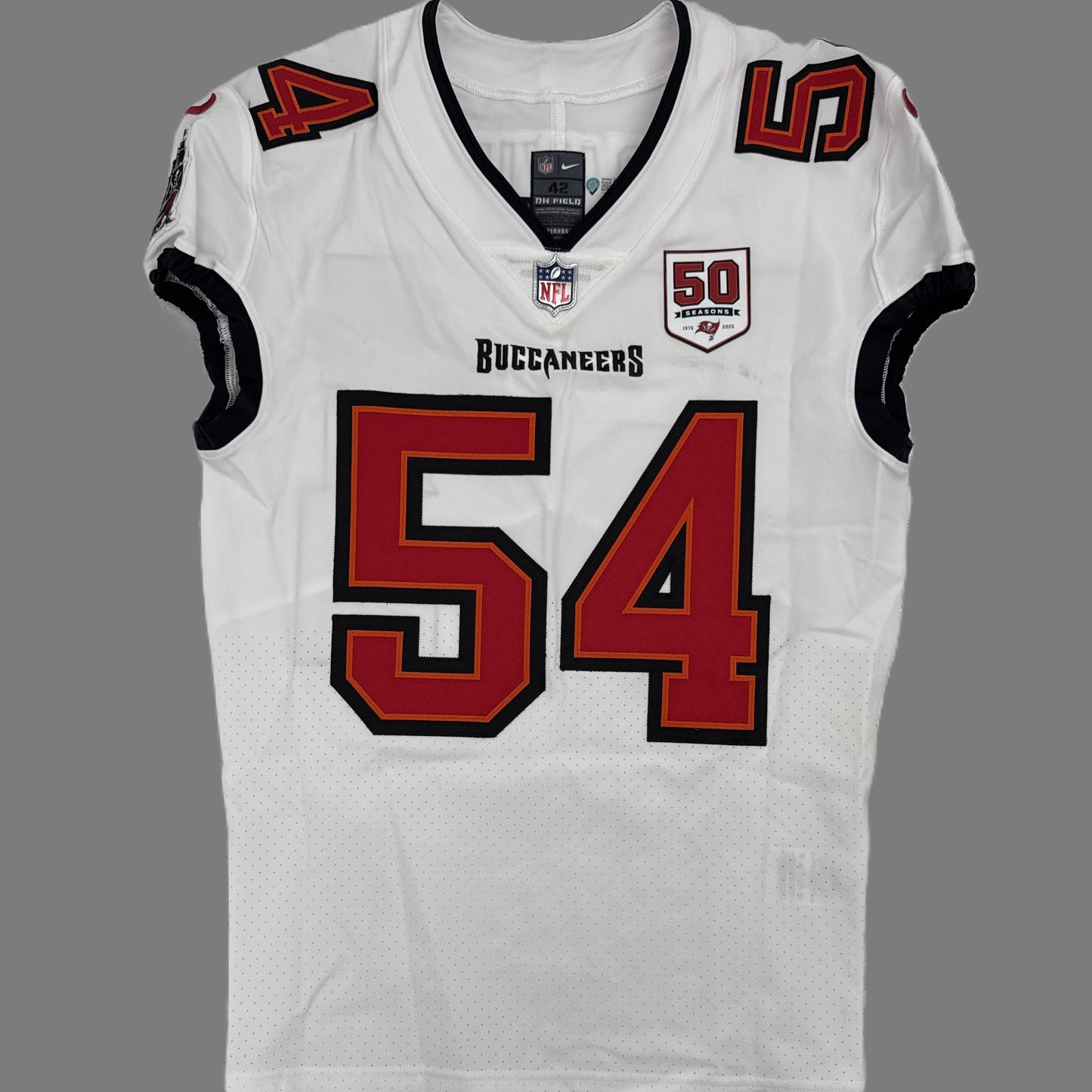 Lavonte David TEAM-ISSUED💪Tampa Bay Buccaneers🏴‍☠On-Field Nike NFL Jersey🎽White