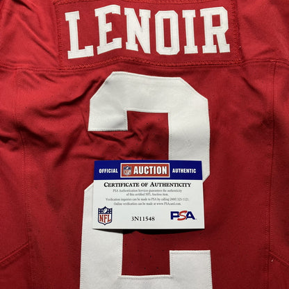 Deommodore Lenoir GAME WORN 💪 11/17/24 San Francisco 49ers Nike NFL Jersey 👕 vs Seattle Seahawks Inc. PSA Authenticity