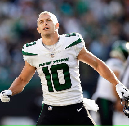 Braxton Berrios GAME WORN 💪 New York Jets Nike NFL Jersey 👕 Also features PSA Certificate of Authenticity🛡️