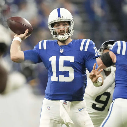Joe Flacco Hand SIGNED ✍️ TEAM ISSUED 💪 Indianapolis Colts NFL Nike Jersey 👕 Inc. COA 🛡️