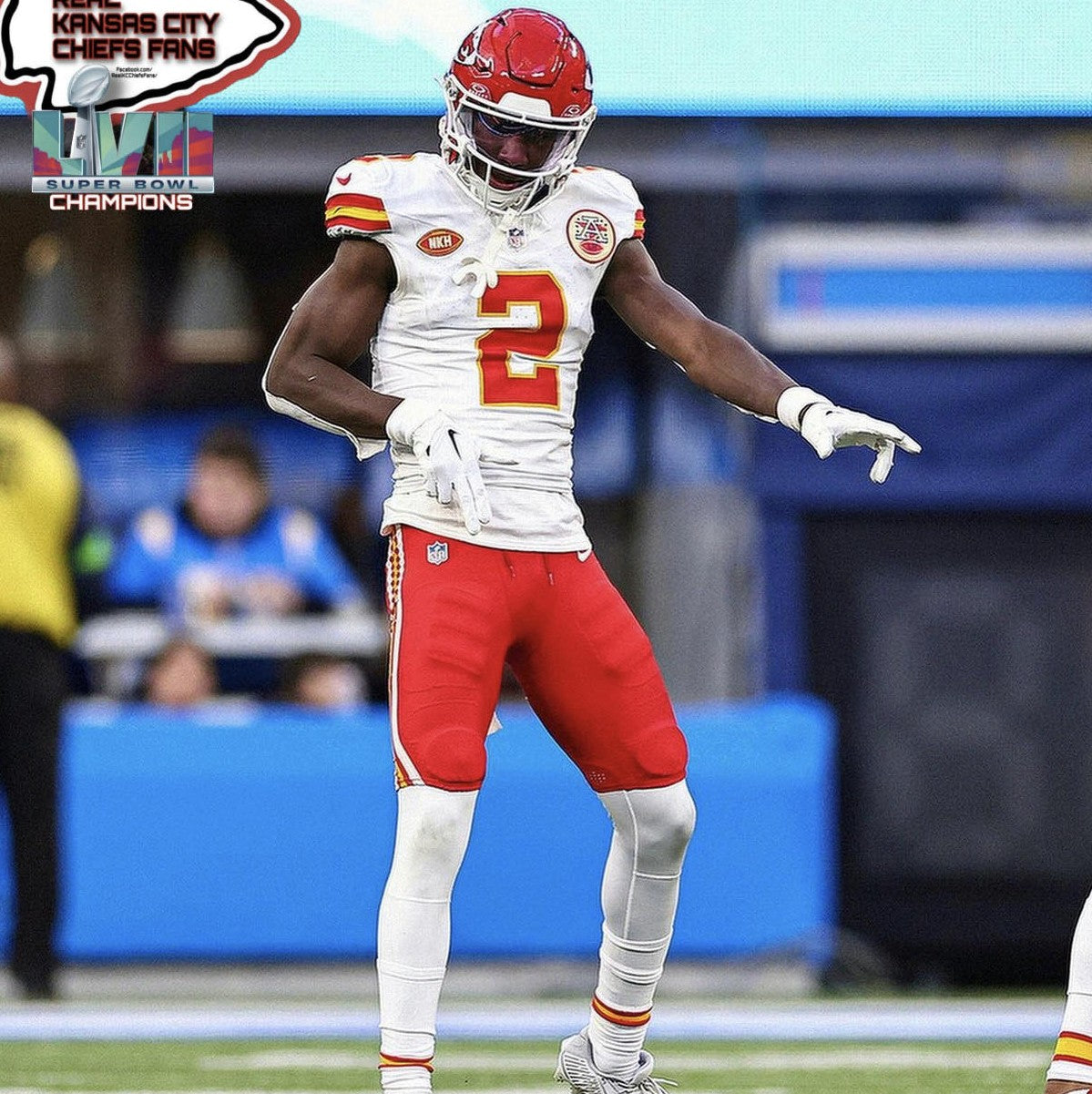 Joshua Williams GAME-USED💪09/05/25 Kansas City Chiefs NFL Jersey vs. Los Angeles Chargers