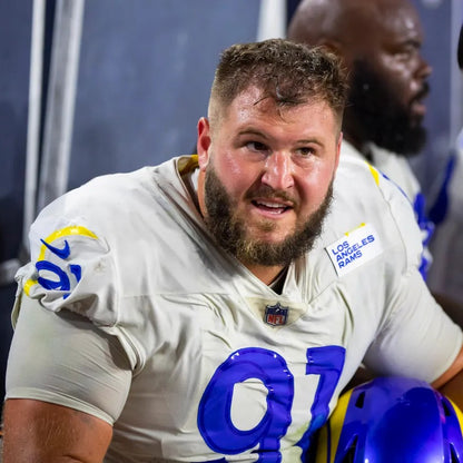 Greg Gaines TEAM ISSUED 💪 Los Angeles Rams Nike NFL On-Field Jersey 👕 Inc. COA 📄