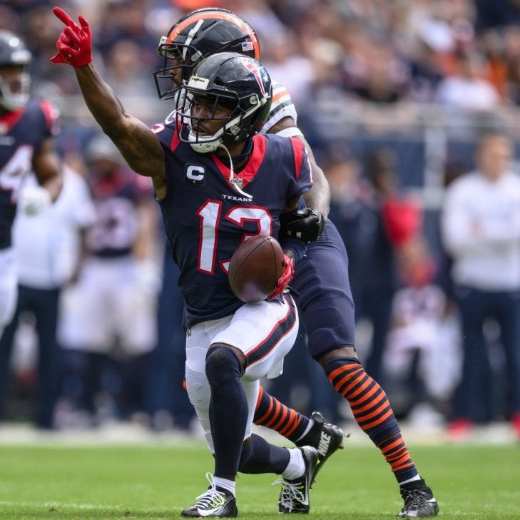 Brandin Cooks GAME WORN 💪 10/10/2021 PHOTO MATCHED 📸 Houston Texans NFL Jersey 🎽 vs. New England Patriots Also inc. PSA Authenticity 🛡️