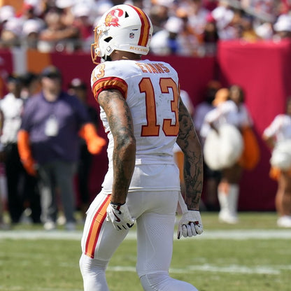 Mike Evans GAME-ISSUED🔥Tampa Bay Buccaneers Nike NFL Iconic 1976 Jersey👕 Inc. 50 Seasons Patch