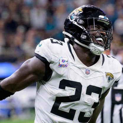 Foye Oluokon GAME-WORN💪09/14/2025 Jaguars🐆NFL On-Field Jersey👕vs.Bengals