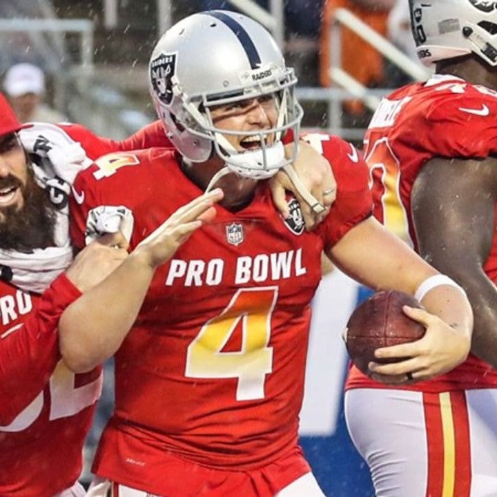 Derek Carr Game-Issued🦾Pro Bowl NFL On-Field Jersey👕Las Vegas Raiders🏴‍☠