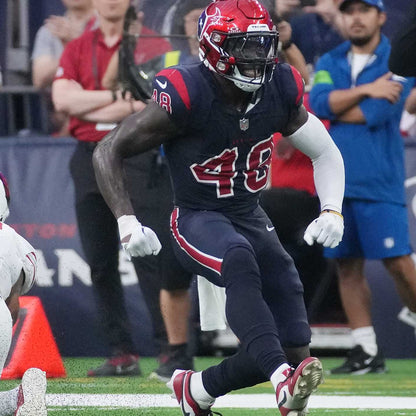 Christian Harris TEAM-ISSUED 💪 Color Rush 🎨 Houston Texans NFL Jersey 👕 Also Inc. COA🛡️