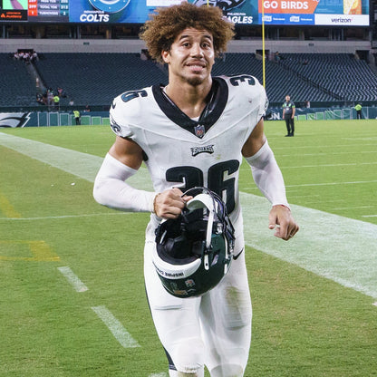 Tristan McCollum GAME WORN💪09/06/2024 Philadelphia Eagles🦅Nike NFL Jersey👕vs. Green Bay Packers in São Paulo Brazil 🇧🇷