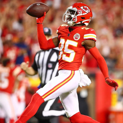 Jaylen Watson GAME WORN 💪 10/12/25 Kansas City Chiefs NFL Jersey 🎽 vs. Lions inc. COA 🛡️