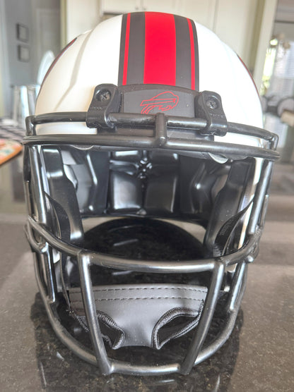 JOSH ALLEN Signed✍️Buffalo Bills🦬Full-Size Authentic On-Field Lunar Eclipse Alternate Speed Helmet (Beckett)
