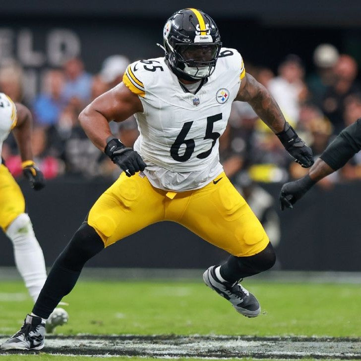 Dan Moore GAME WORN💪12/21/2024 PHOTO MATCHED📸Pittsburgh Steelers NFL Jersey👕Inc.COA💥 vs. Baltimore Ravens