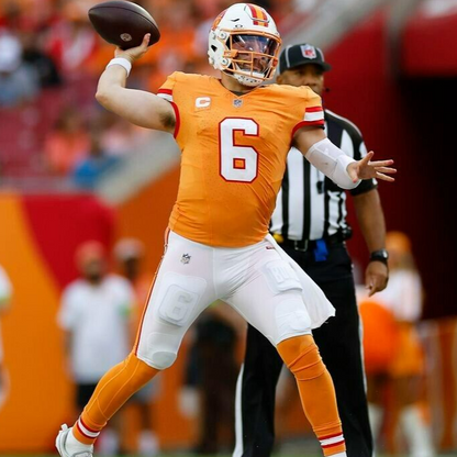 Baker Mayfield GAME ISSUED Tampa Bay Buccaneers On-Field Nike NFL Creamsicle Jersey Including COA