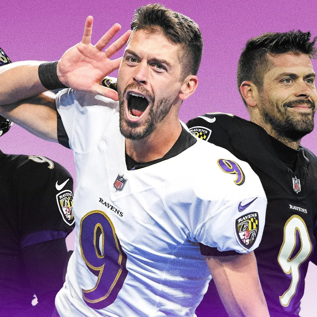 Justin Tucker GAME WORN💪11/17/24 Baltimore Ravens💜NFL Jersey + Pants set vs. Steelers