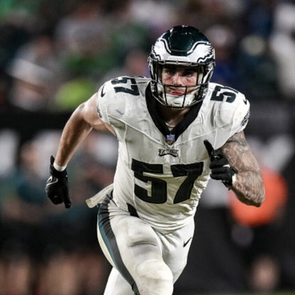 Ben Van Sumeren Game-Worn💪09/06/2024 Philadelphia Eagles🦅NFL Jersey👕 Win vs. Green Bay Packers inc. PSA COA
