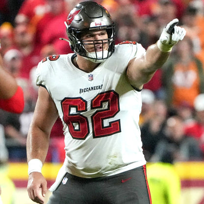 Graham Barton GAME WORN 💪 10/12/25 Tampa Bay Buccaneers Nike On-Field NFL Jersey 👕 vs. 49ers Inc. COA