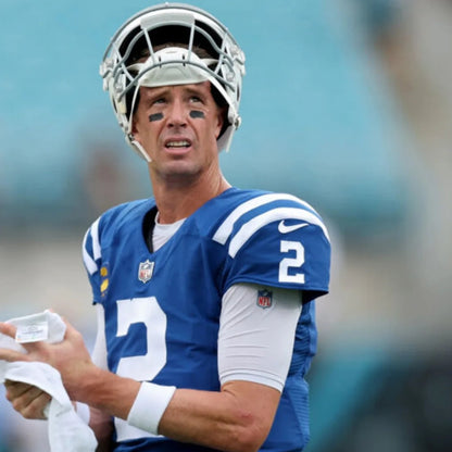 Matt Ryan GAME ISSUED 💪 Indianapolis Colts 🐎 Nike NFL Jersey 👕 Includes COA📄 & Captain's Patch