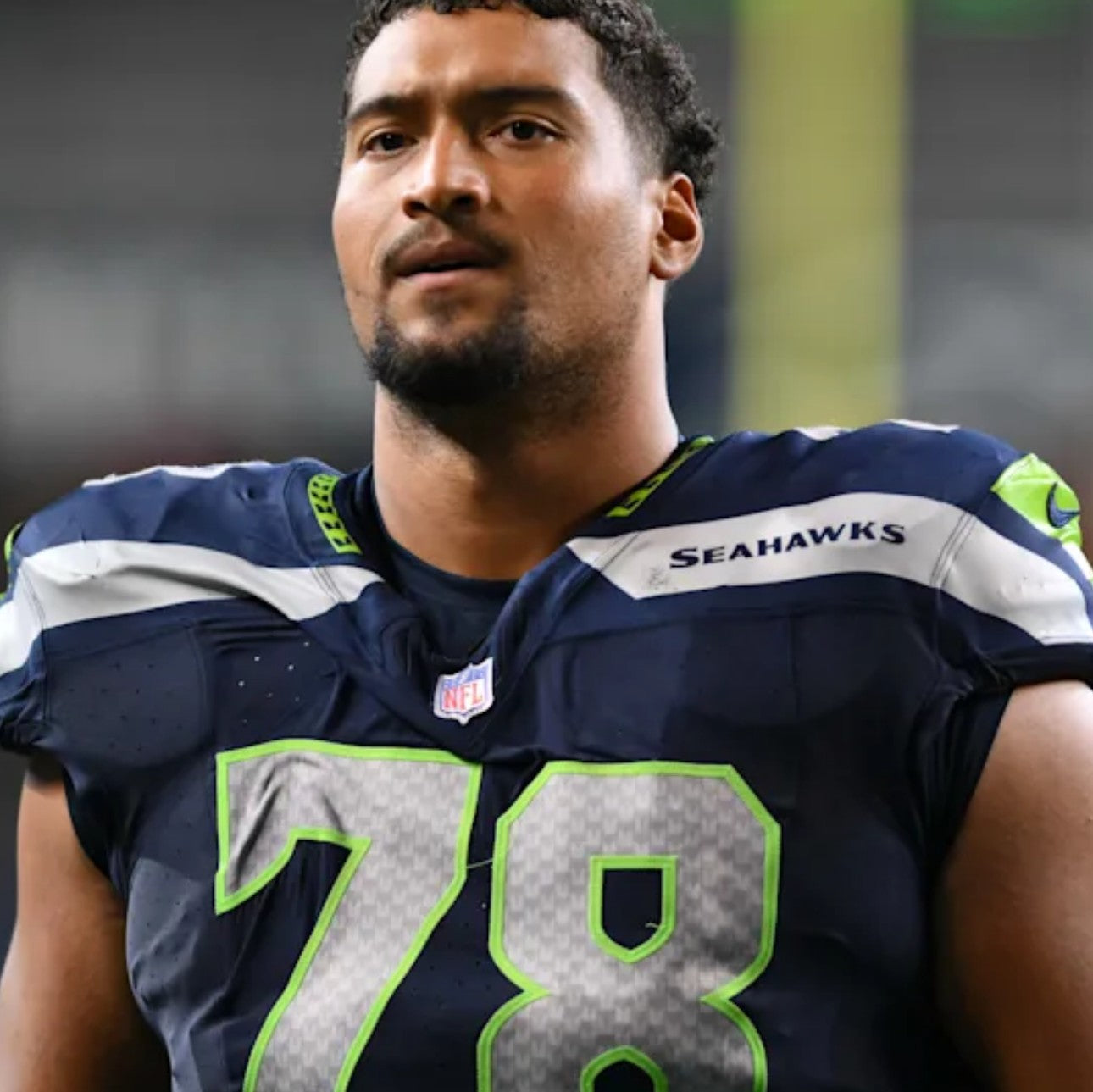 Stone Forsythe GAME WORN 💪 8/10/23 + 8/19/23 Seattle Seahawks Nike NFL Jersey 👕 Includes Certificate of Authenticity