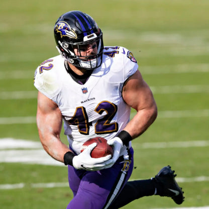 Patrick Ricard GAME-WORN💪10/06/24 PHOTO-MATCHED📸Baltimore Ravens💜NFL Jersey victory vs.Bengals