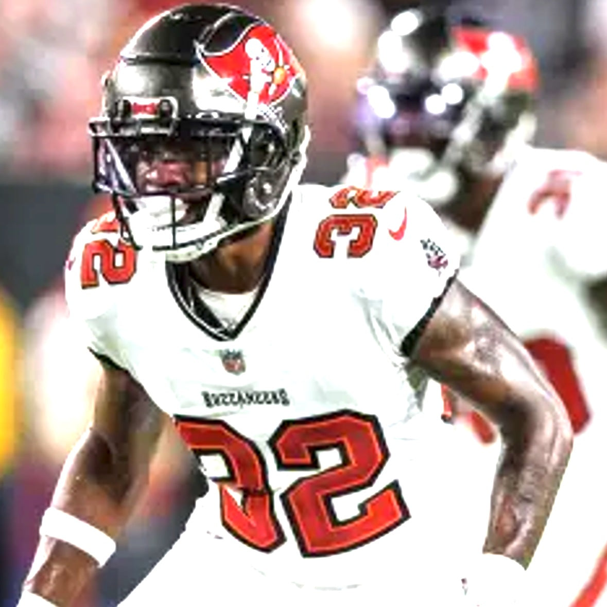 Josh Hayes GAME WORN 💪 10/12/25 Buccaneers Nike On-Field NFL Jersey 👕 vs. 49ers Inc. COA