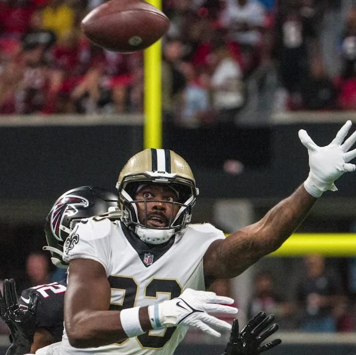 Tanoh Kpassagnon GAME WORN 💪 10/02/22 New Orleans Saints ⚜️ Nike NFL Jersey 🎽 vs. Minnesota Vikings - PSA Authenticated 🛡️