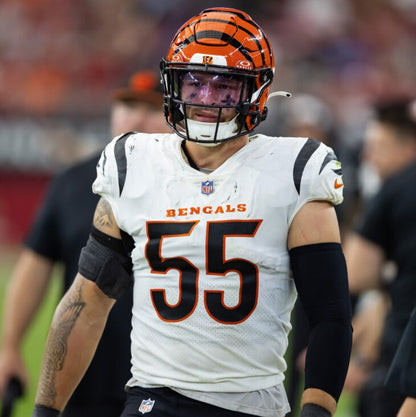 Logan Wilson GAME WORN/USED 10/12/25 💪 Cincinnati Bengals 🐅 Nike NFL Jersey vs Packers inc. COA 🛡️