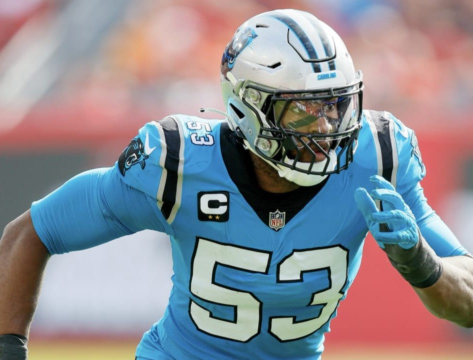 Brian Burns Hand-Signed✍️TEAM-ISSUED💪Carolina Panthers On-Field NFL Jersey PSA Certified