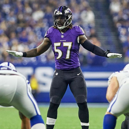 C.J. Mosley GAME WORN 💪 10/09/16 Baltimore Ravens Nike NFL Jersey 👕 vs Commanders inc. COA 🛡️