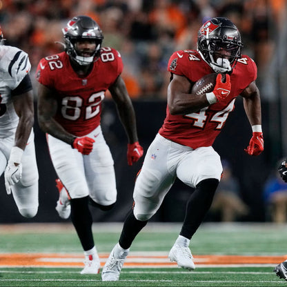Sean Tucker GAME-WORN💪09/15/25 Tampa Bay Buccaneers🏴‍☠On-Field NFL Jersey👕vs.Houston Texans
