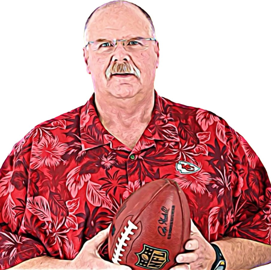 Andy Reid Hand-Signed + Inscribed "12th Chiefs Season" Game-Used Ball 01/05/25 Kansas City Chiefs vs. Denver Broncos