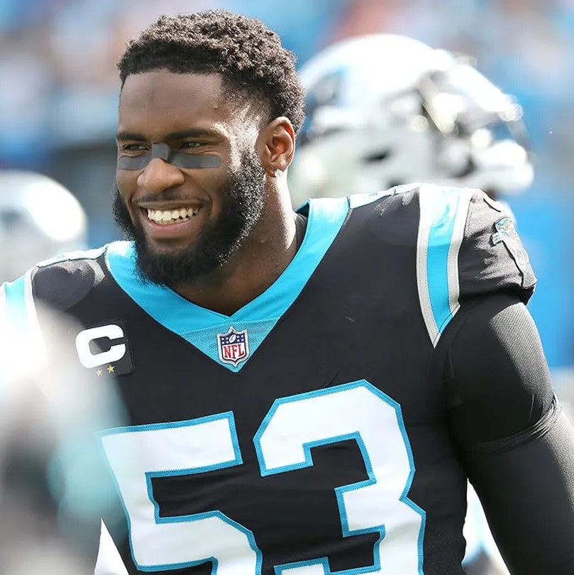 Brian Burns GAME WORN 💪 11/21/21 Carolina Panthers Nike On-Field NFL Jersey vs. Washington Commanders Also includes PSA Authenticity ✅