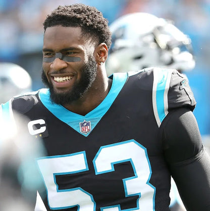 Brian Burns GAME WORN 💪 11/21/21 Carolina Panthers Nike On-Field NFL Jersey vs. Washington Commanders Also includes PSA Authenticity ✅
