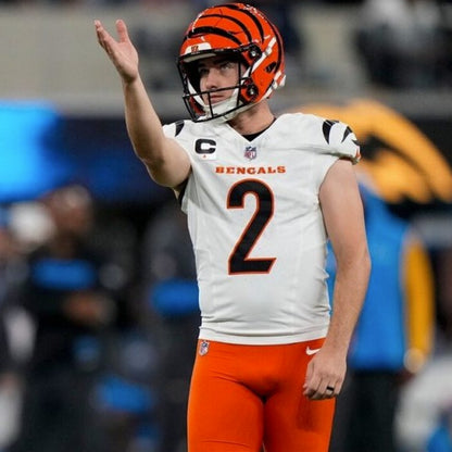Evan McPherson GAME WORN 11/16/25 Cincinnati Bengals Nike NFL Jersey vs Pittsburgh Steelers Also Includes Certificate of Authenticity