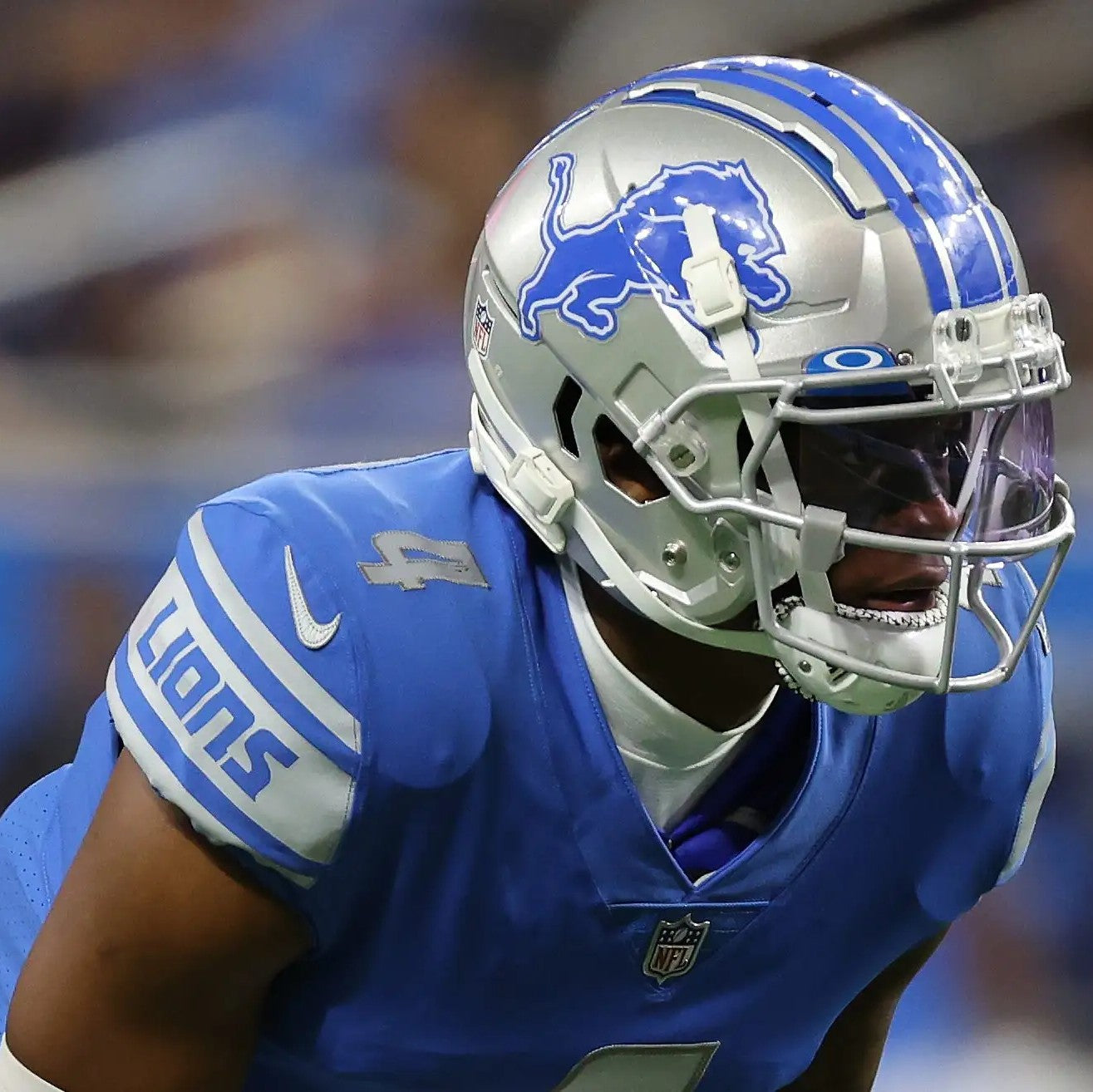 D.J. Chark Jr. GAME WORN💪Detroit Lions🦁Nike NFL Jersey👕 also includes PSA Certification🛡️