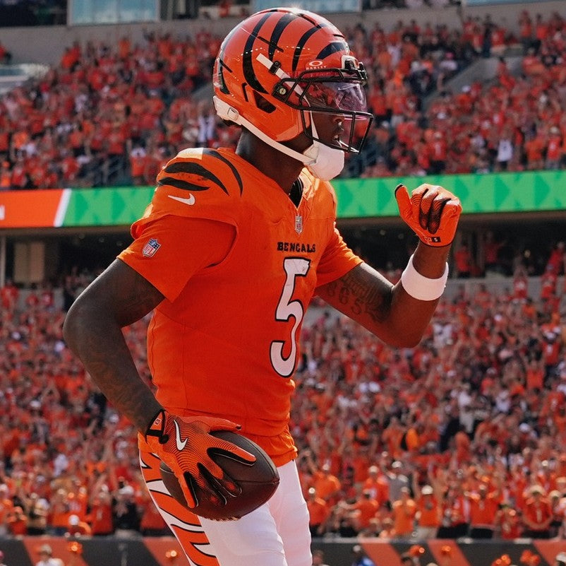 Tee Higgins GAME ISSUED 💪 Cincinnati Bengals 🐅 24-25 Season Nike NFL Jersey 👕 Inc. COA 📄