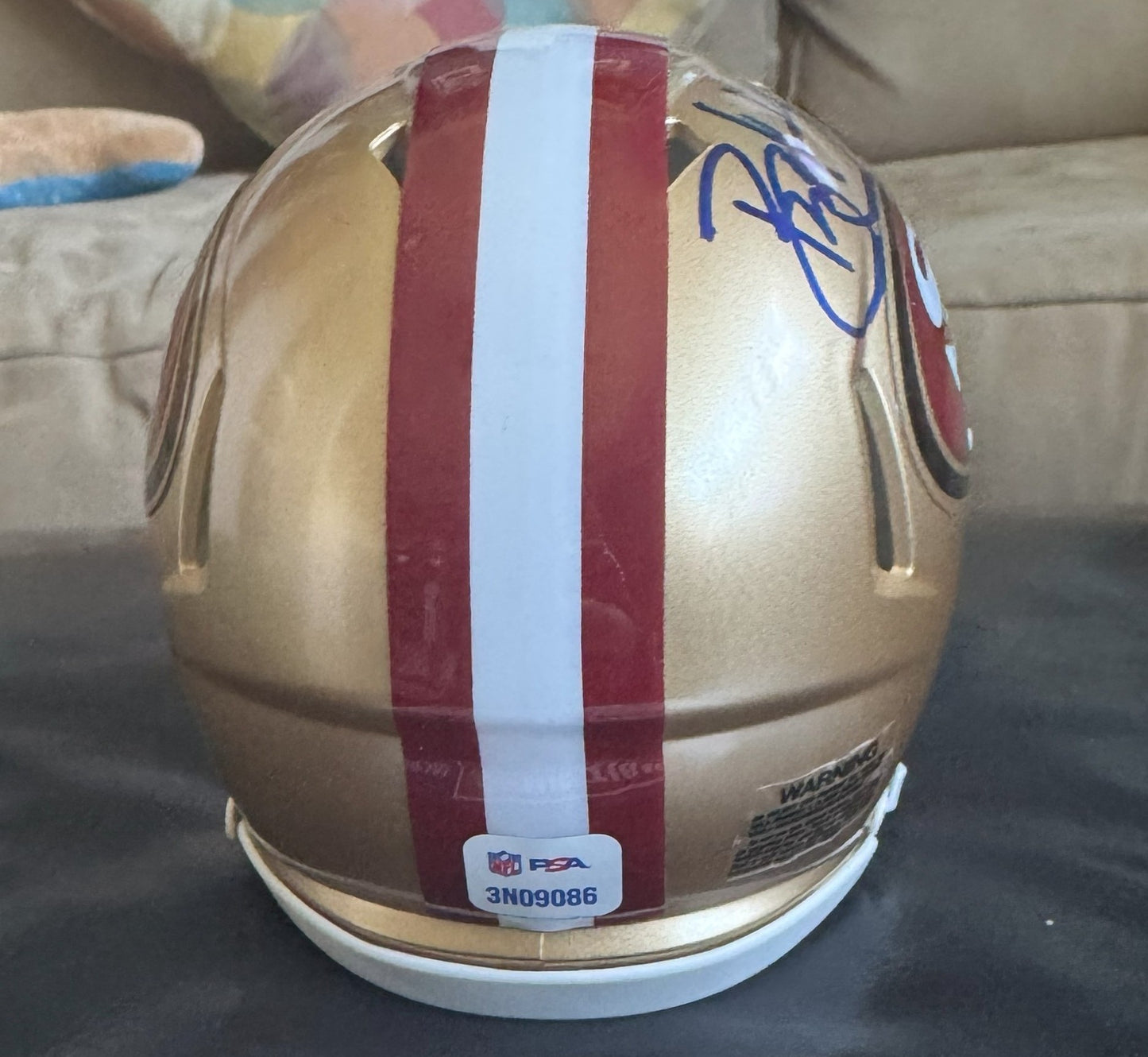 Bryant Young Signed🖊️San Francisco 49ers mini Helmet ✍️
