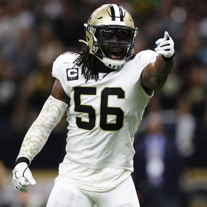 Demario Davis GAME ISSUED 💪 Pro Bowl Games 2024 New Orleans Saints Authentic Nike NFL Jersey 👕 With PSA Authenticity 🛡️
