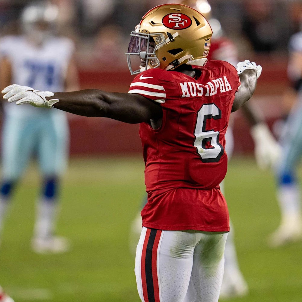 Malik Mustapha GAME WORN 10/20/24 PHOTO MATCHED 📸 San Francisco 49ers NFL Jersey vs Kansas City Chiefs Also includes PSA COA 🛡️