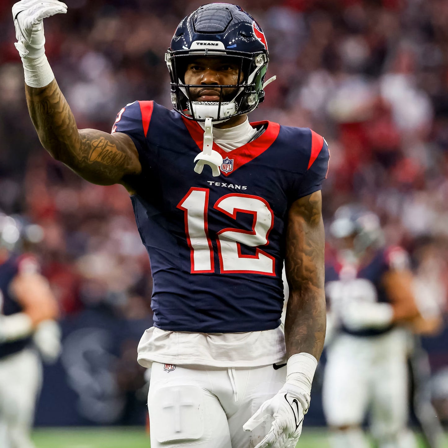 Nico Collins Signed GAME-USED Ball 💪 24/25 season Houston Texans NFL Inscribed "1,000yd SZN 11/12" Limited Edition of 12 💥