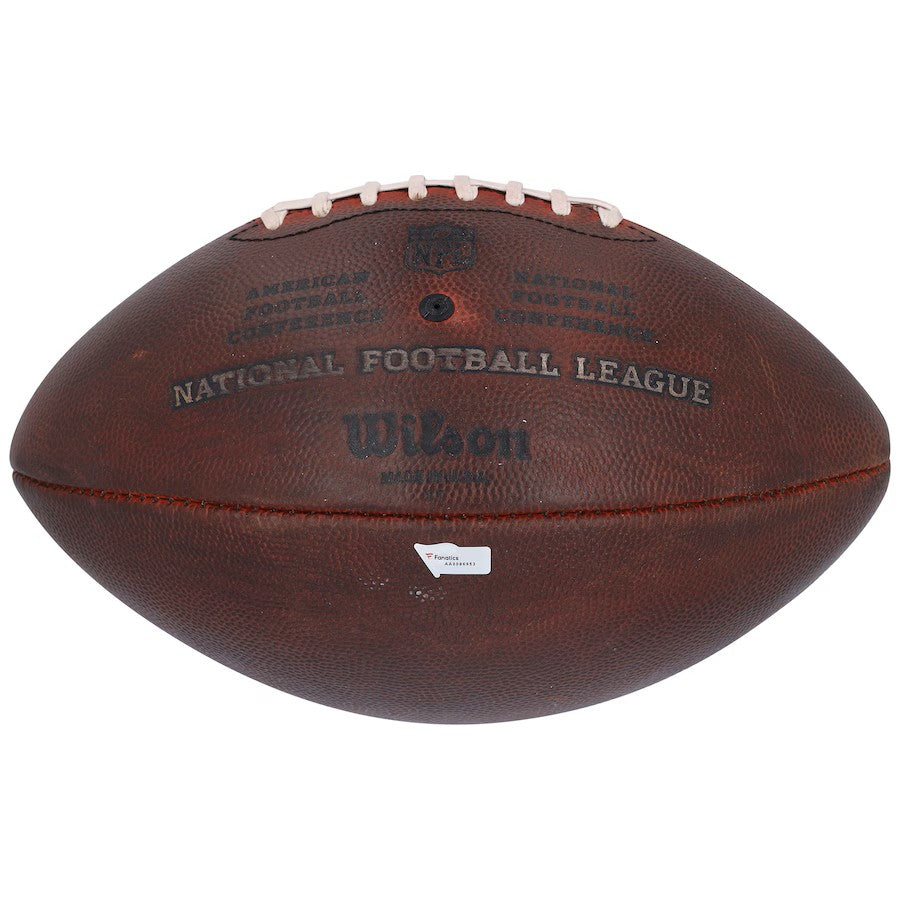 DJ Moore Signed + Inscribed Carolina Panthers GAME-USED💪10/11/20 Wilson Duke Football with Multiple Inscriptions