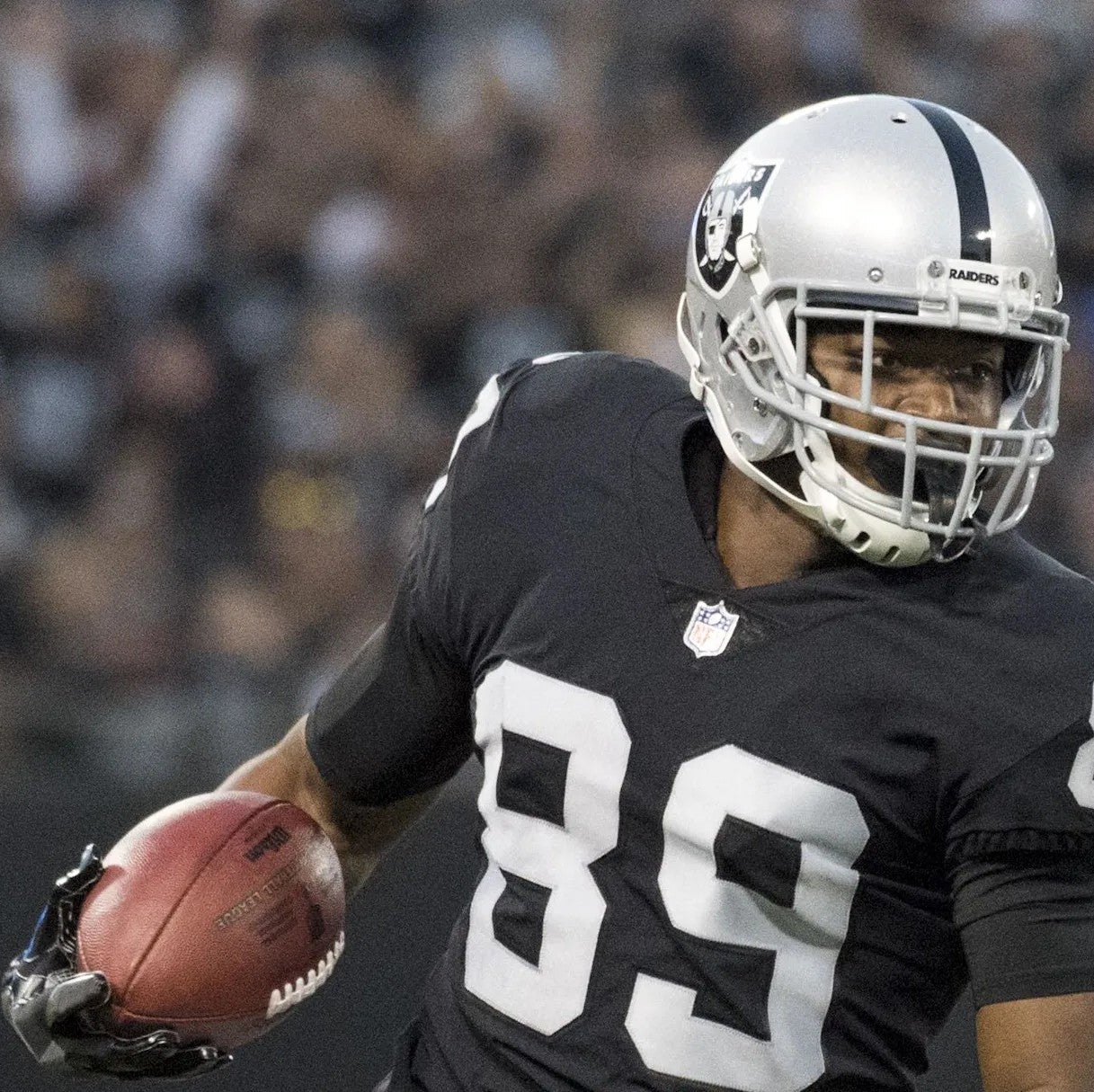 Amari Cooper GAME WORN 💪 11.19.17 Oakland Raiders⚫⚪Nike NFL Jersey 👕 vs. Patriots inc. COA 🛡️