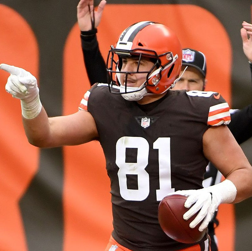 Austin Hooper GAME-WORN 11/15/20💪PHOTO-MATCHED📸Cleveland Browns NFL Jersey👕vs. Houston Texans