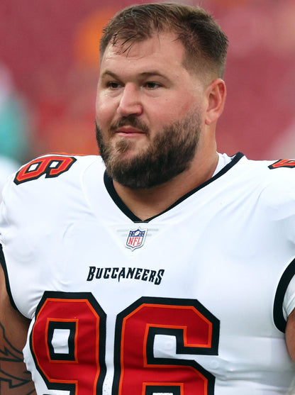 Greg Gaines GAME-WORN 8/23/25 Tampa Bay Buccaneers OnField NFL Jersey vs.Bills