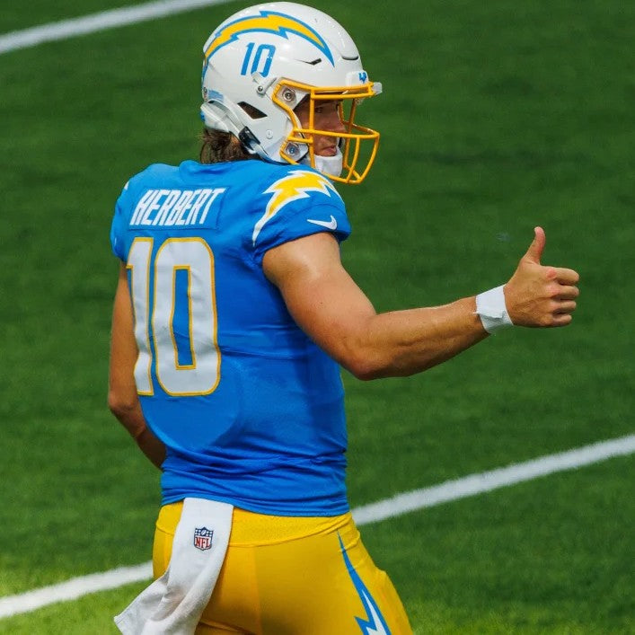 Justin Herbert GAME-ISSUED💪Los Angeles Chargers⚡NFL Nike Jersey includes COA