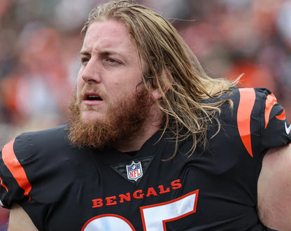 Alex Cappa GAME WORN💪10/06/24 Cincinnati Bengals🐅vs.Baltimore Ravens NFL Jersey👕Includes COA
