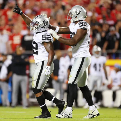 Clelin Ferrell GAME WORN💪12.01.19 Oakland Raiders⚫⚪Nike NFL Jersey 👕vs. Chiefs inc. COA 🛡️