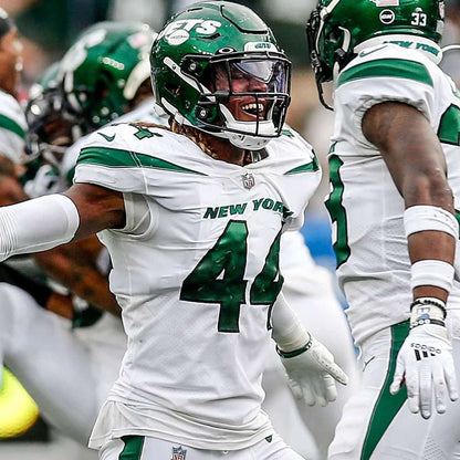 Jamien Sherwood GAME WORN 10/10/21 PHOTO MATCHED 📸 New York Jets NFL Jersey vs Atlanta Falcons Also includes PSA COA 🛡️