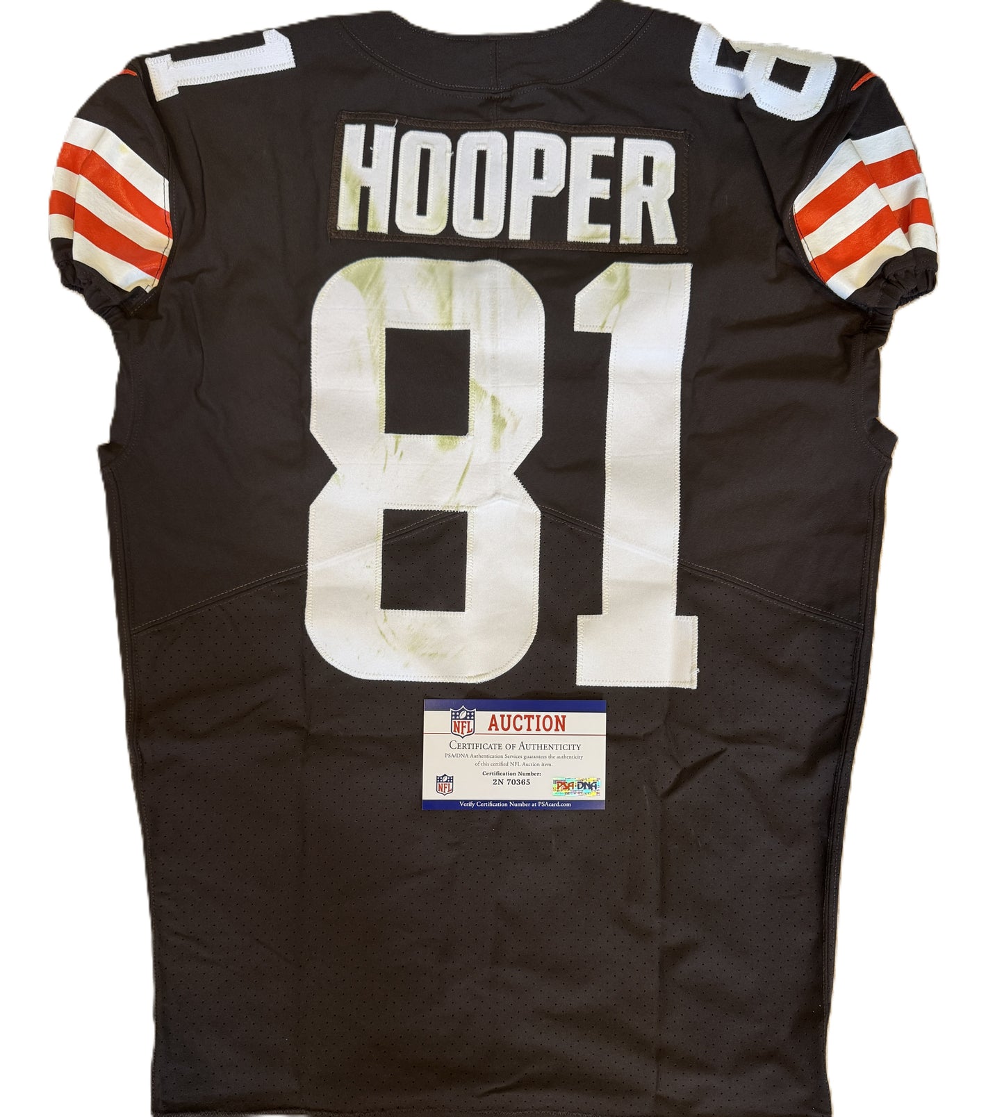 Austin Hooper GAME-WORN 11/15/20💪PHOTO-MATCHED📸Cleveland Browns NFL Jersey👕vs. Houston Texans